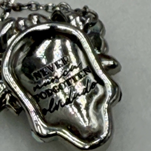 Origami Owl Silver Skull Necklace Nunca Olvidado 2022 - Picture 8 of 8